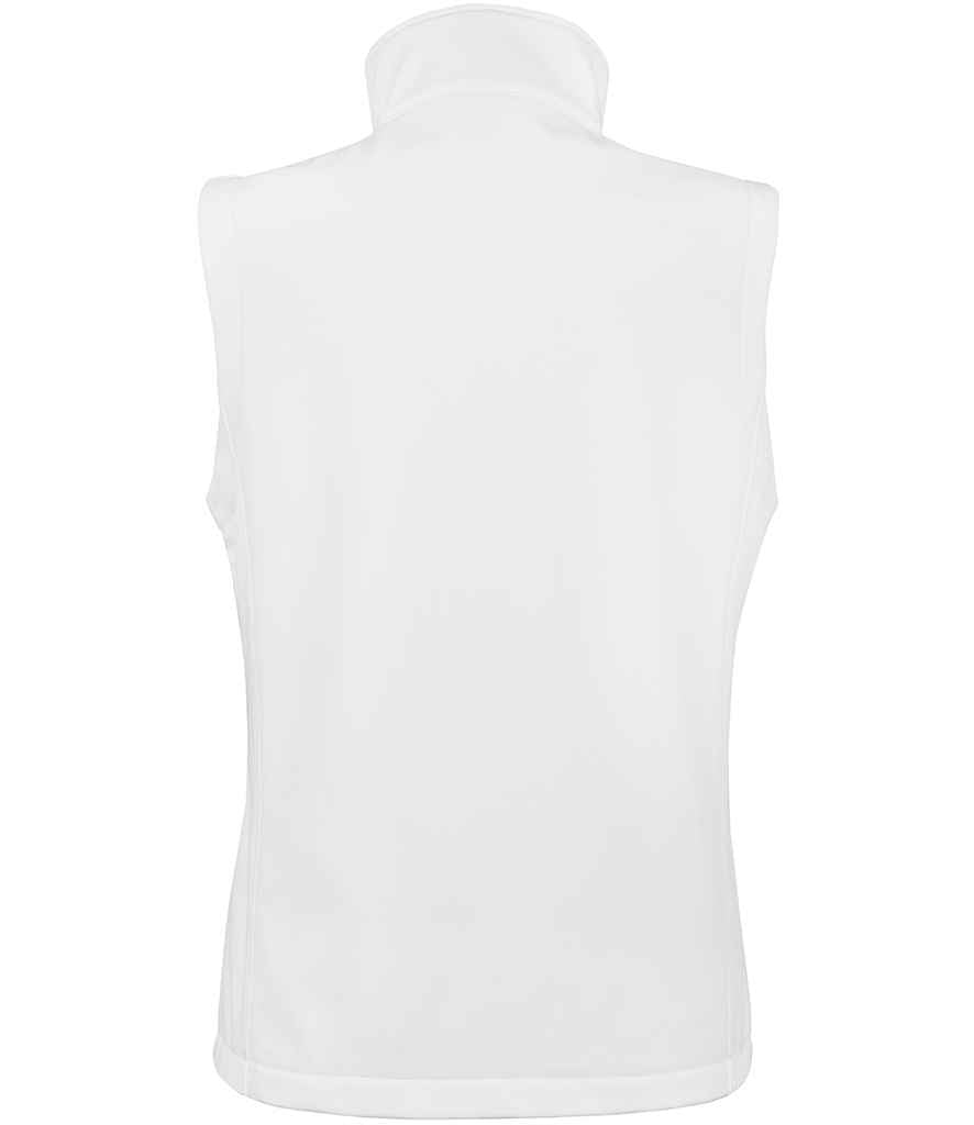 Result Recycled Ladies Printable Soft Shell Bodywarmer - White/Black