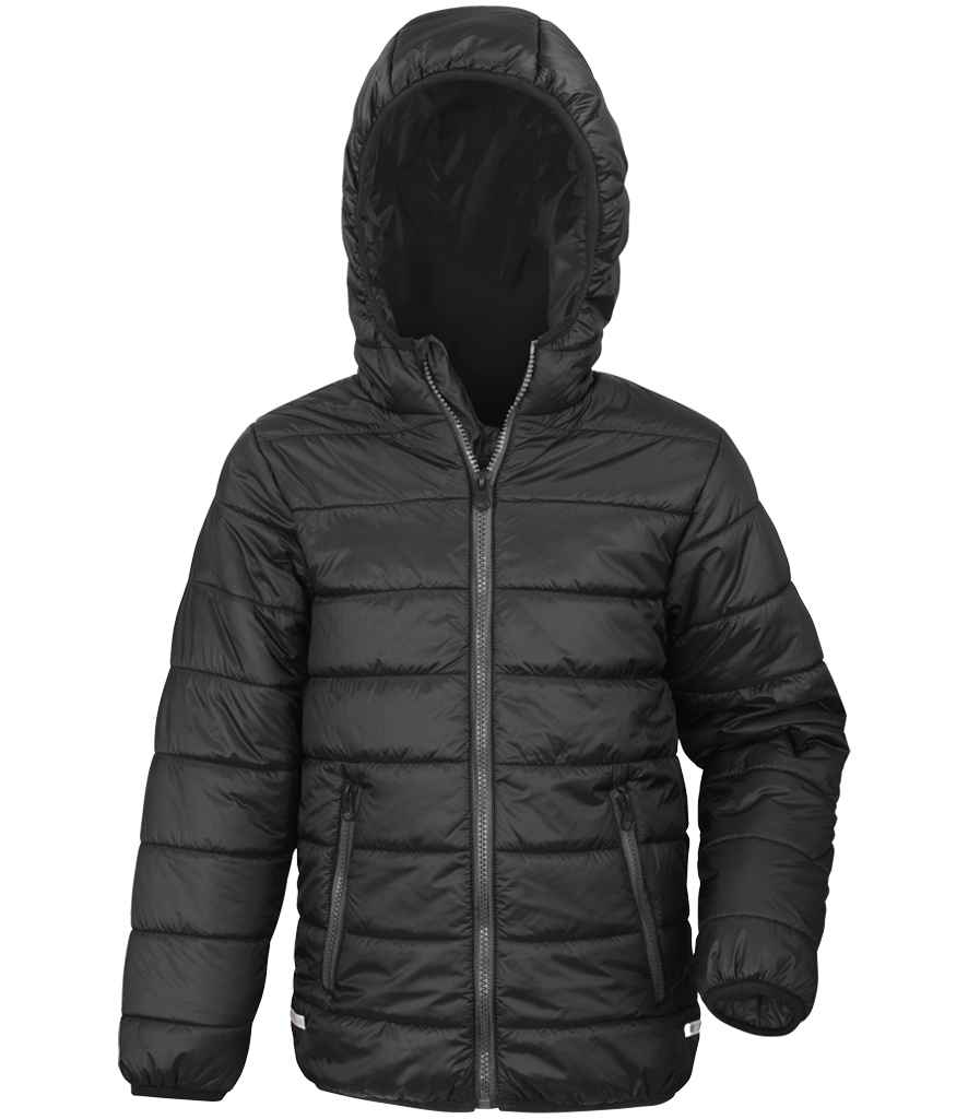 Result Core Kids Padded Jacket - Black/Black
