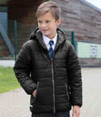 Result Core Kids Padded Jacket - Black/Black