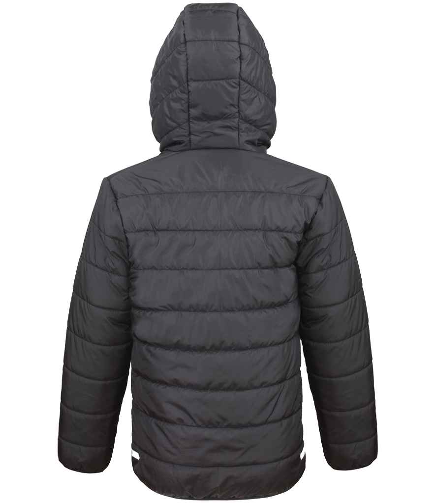 Result Core Kids Padded Jacket - Black/Orange