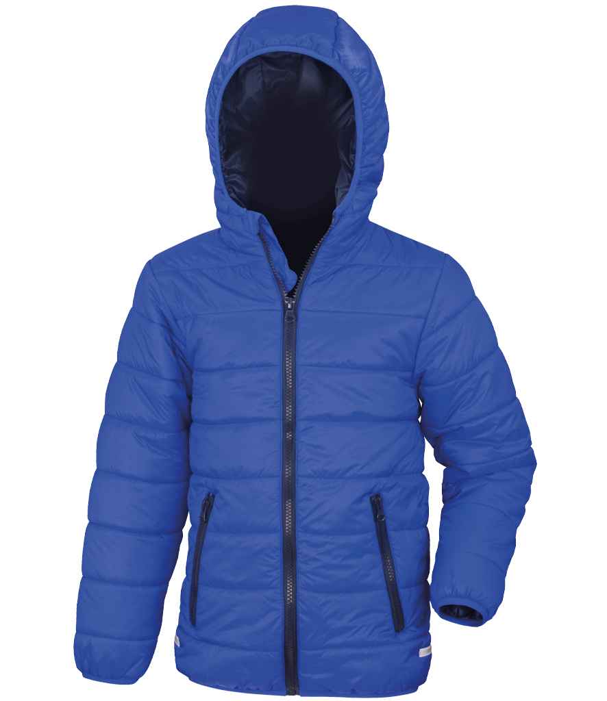 Result Core Kids Padded Jacket - Royal Blue/Navy
