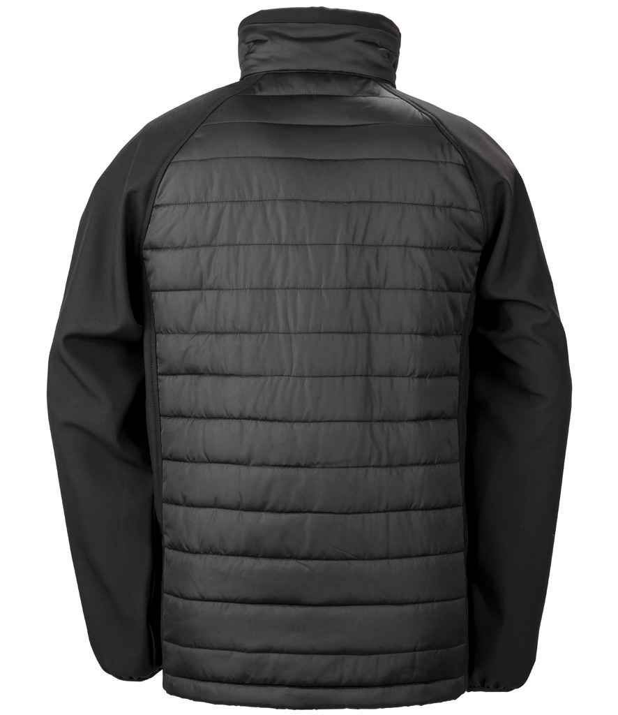 Result Recycled Compass Padded Jacket - Black/Black