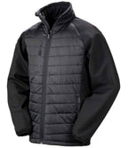 Result Recycled Compass Padded Jacket - Black/Black