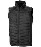 Result Recycled Compass Padded Gilet - Black/Black