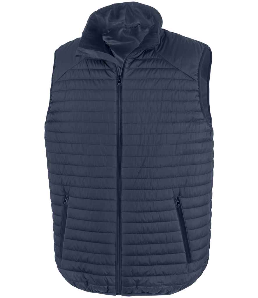 Result Recycled Thermoquilt Gilet - Navy/Navy