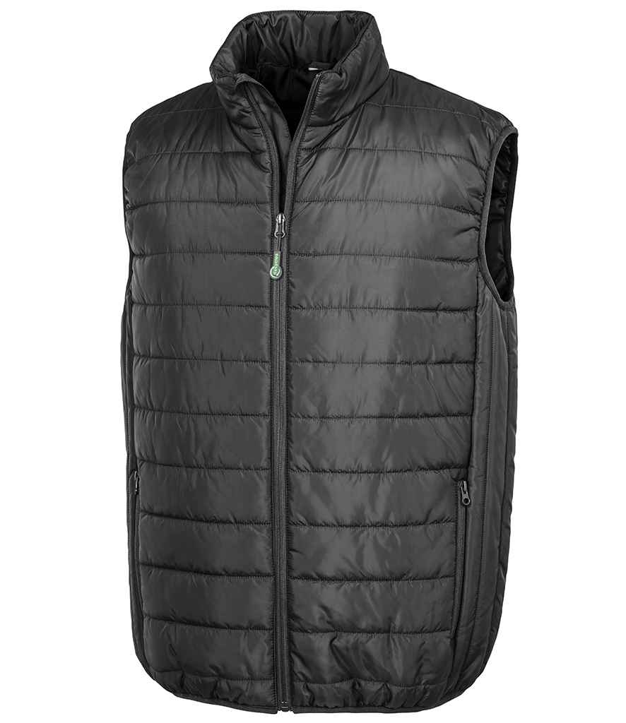 Result Recycled Promo Padded Bodywarmer - Black