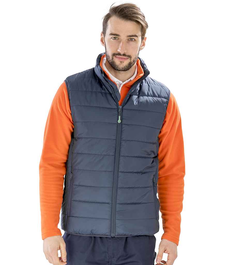 Result Recycled Promo Padded Bodywarmer - Navy