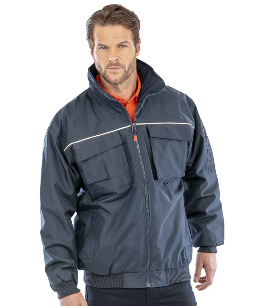 Result Work-Guard Sabre Pilot Jacket - Navy