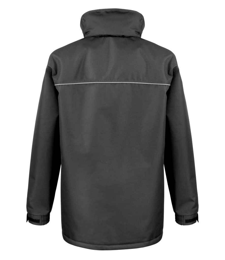 Result Work-Guard Sabre Long Coat - Black