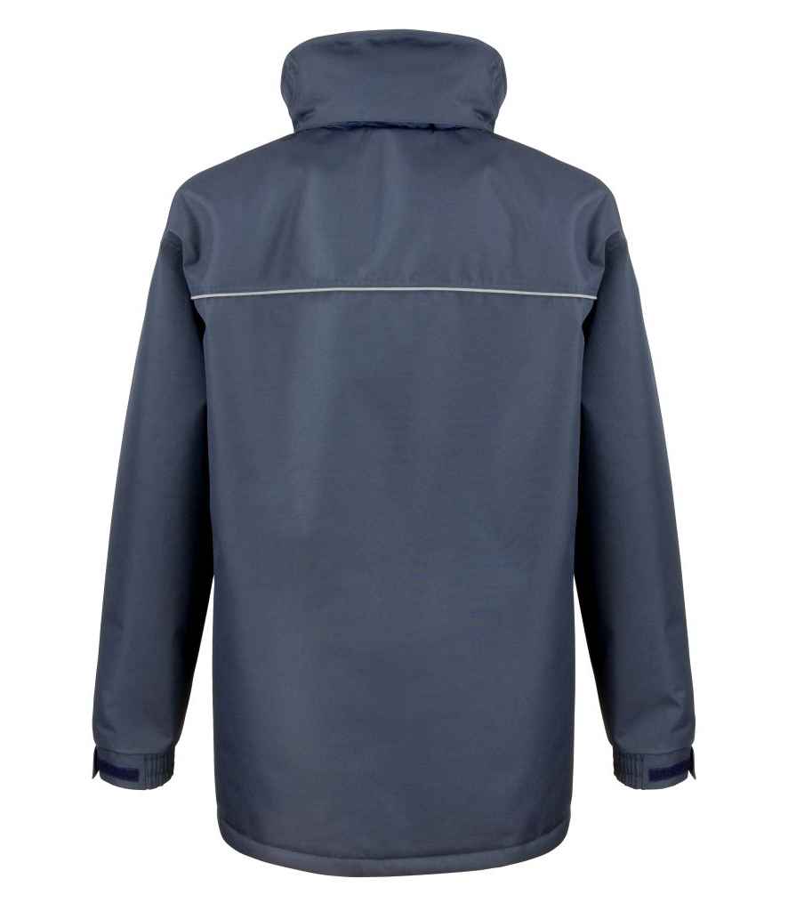 Result Work-Guard Sabre Long Coat - Navy
