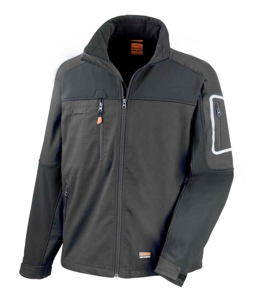 Result Work-Guard Sabre Soft Shell Jacket - Black