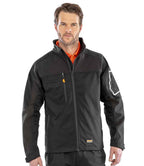 Result Work-Guard Sabre Soft Shell Jacket - Black