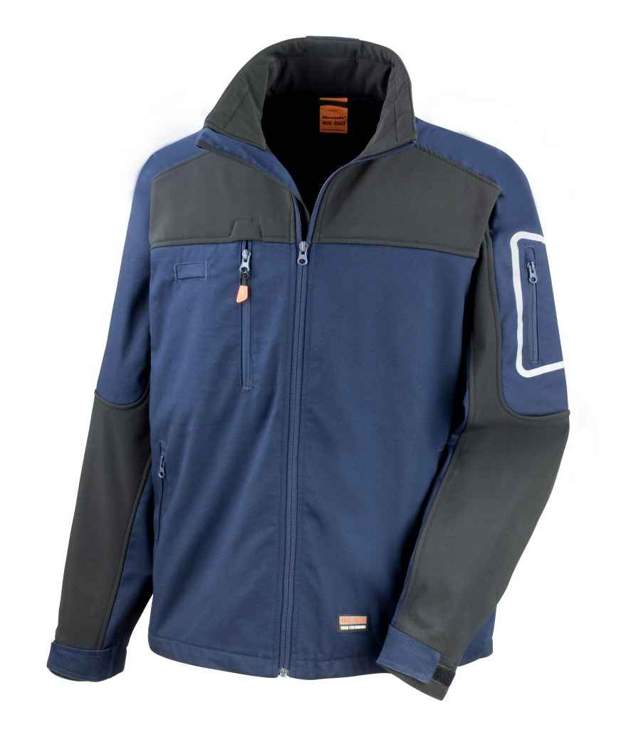 Result Work-Guard Sabre Soft Shell Jacket - Navy