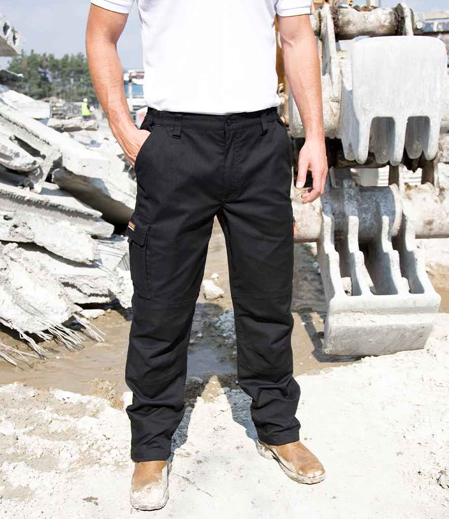 Result Work-Guard Stretch Trousers - Black