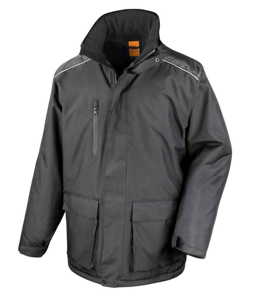 Result Work-Guard Vostex Long Coat - Black