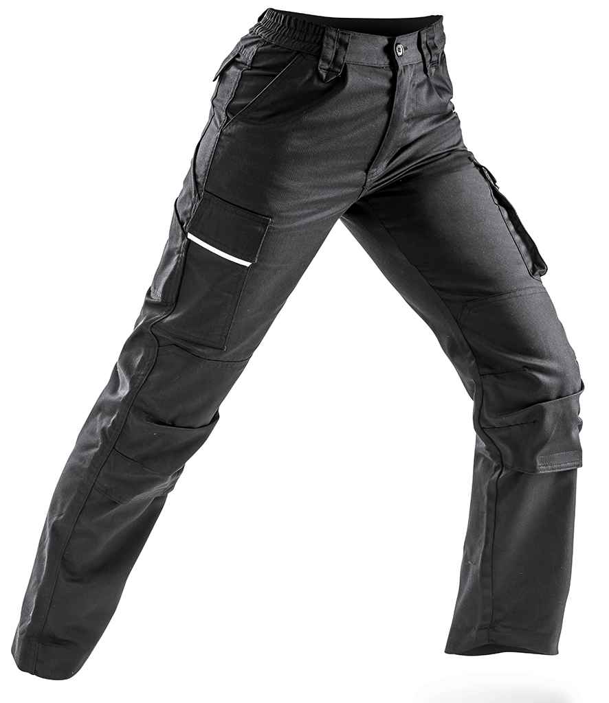 Result Work-Guard Ladies Action Trousers - Black