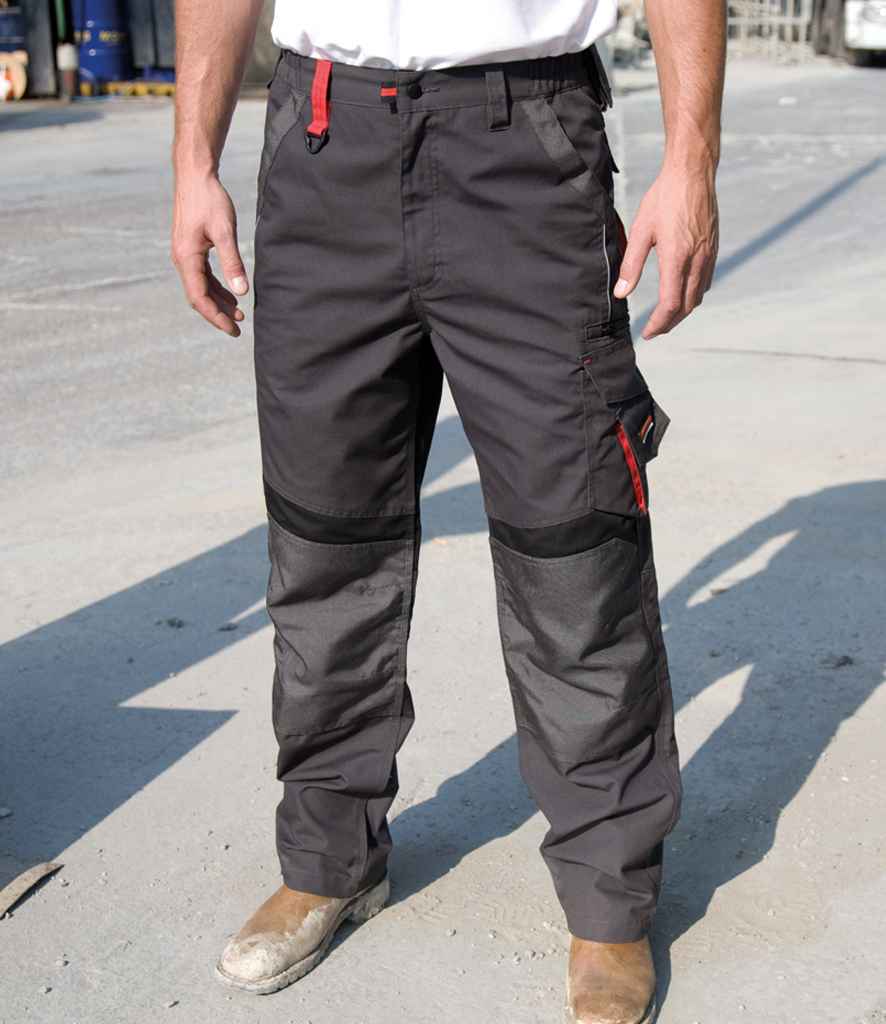Result Work-Guard Technical Trousers - Grey/Black