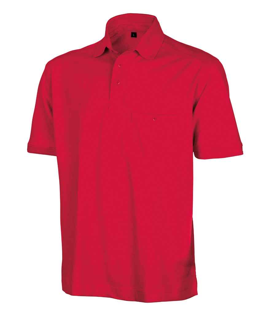 Result Work-Guard Apex Pocket Piqué Polo Shirt - Red