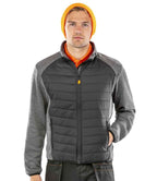 Result Work-Guard Elevator Jacket - Black/Grey Marl