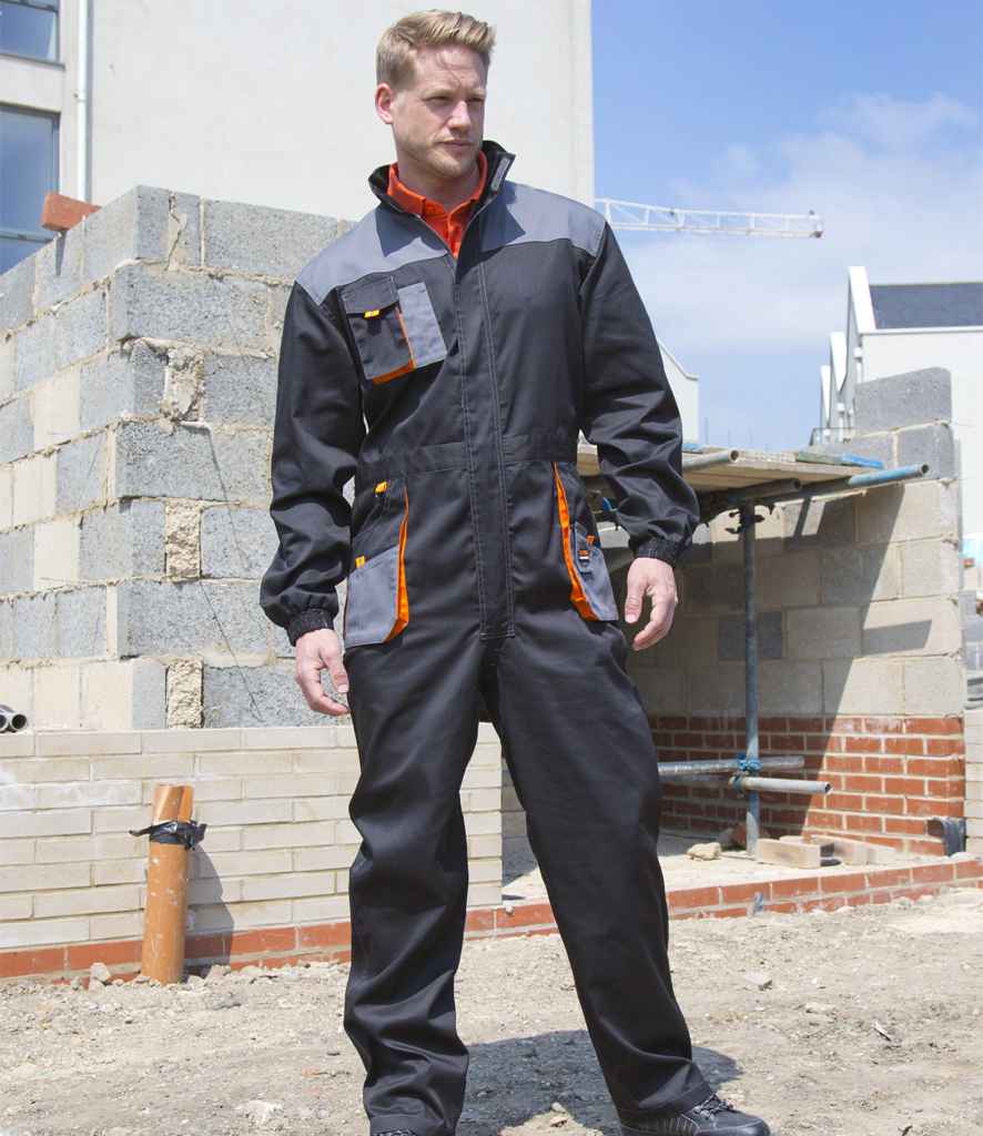 Result Work-Guard Lite Coverall - Black/Grey