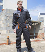 Result Work-Guard Lite Coverall - Black/Grey