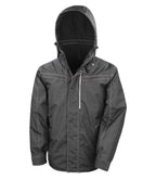 Result Work-Guard Denim Texture Rugged Jacket - Black