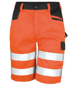 Result Safe-Guard Hi-Vis Cargo Shorts - Fluorescent Orange
