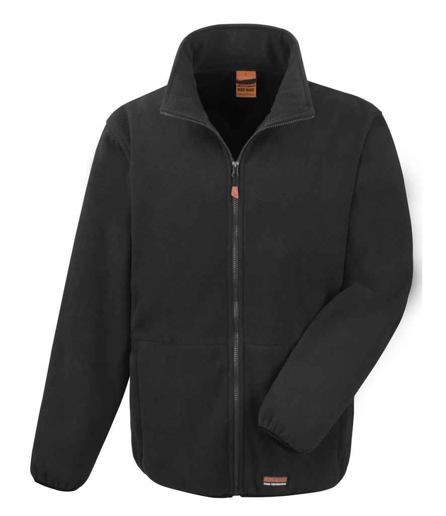 Result Work-Guard Heavy Duty Micro Fleece Jacket - Black