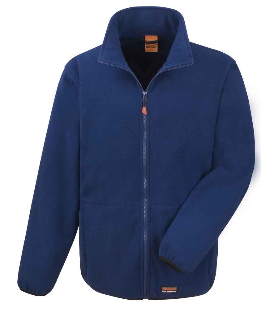 Result Work-Guard Heavy Duty Micro Fleece Jacket - Navy