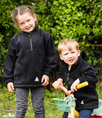 Result Kids/Youths Zip Neck Polartherm™ Fleece - Black