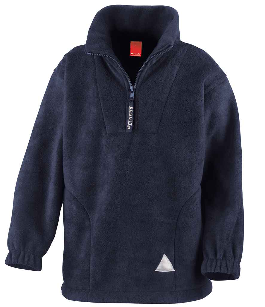 Result Kids/Youths Zip Neck Polartherm™ Fleece - Navy