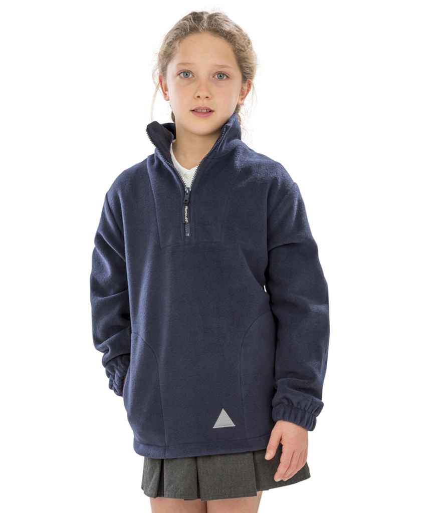 Result Kids/Youths Zip Neck Polartherm™ Fleece - Navy