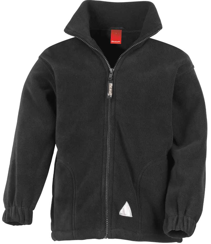 Result Kids/Youths Polartherm™ Fleece Jacket - Black