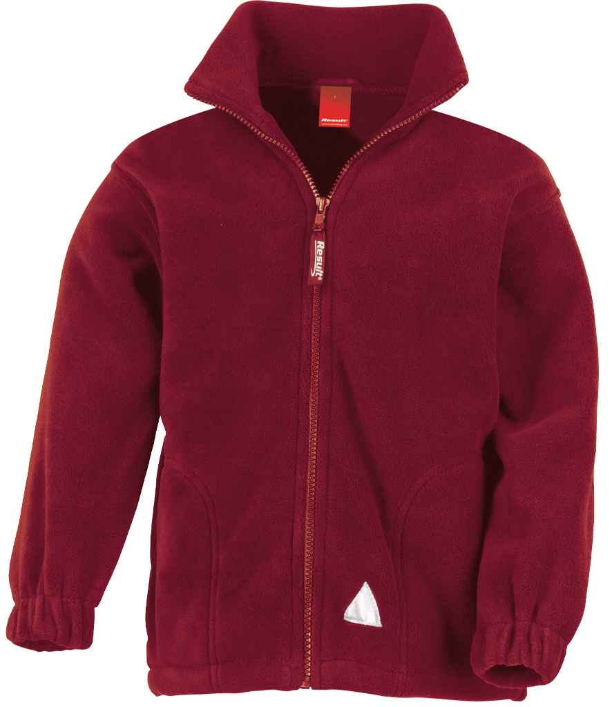Result Kids/Youths Polartherm™ Fleece Jacket - Burgundy