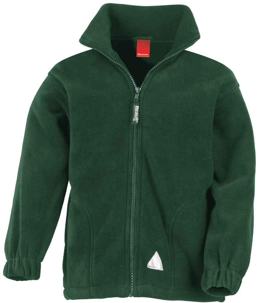 Result Kids/Youths Polartherm™ Fleece Jacket - Forest Green