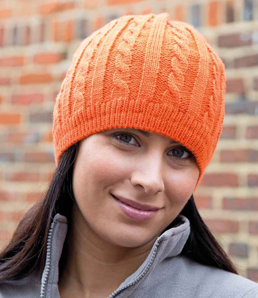 Result Mariner Knitted Hat - Burnt Orange