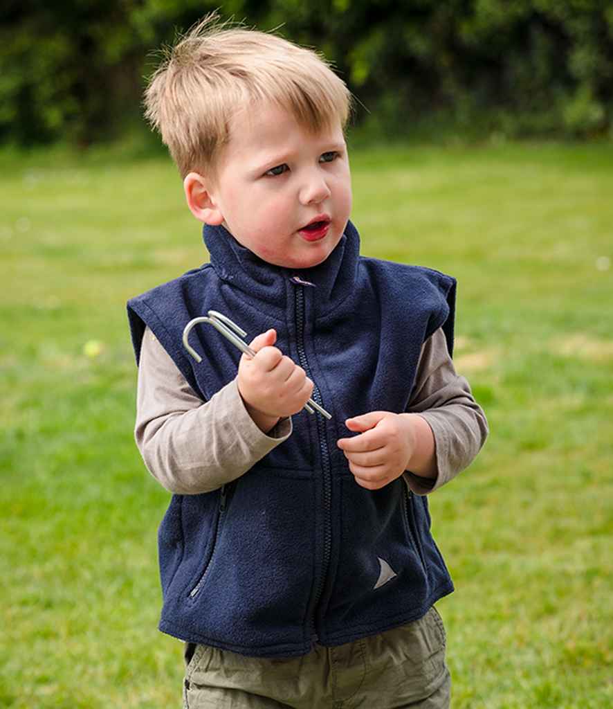 Result Kids/Youths Polartherm™ Fleece Bodywarmer - Navy