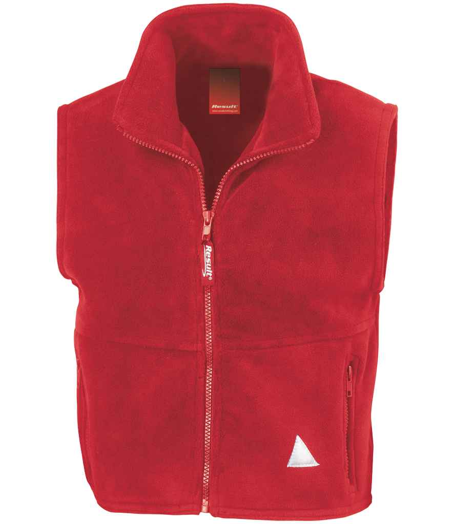 Result Kids/Youths Polartherm™ Fleece Bodywarmer - Red