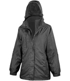 Result Ladies Journey 3-in-1 Jacket with Soft Shell Inner - Black/Black