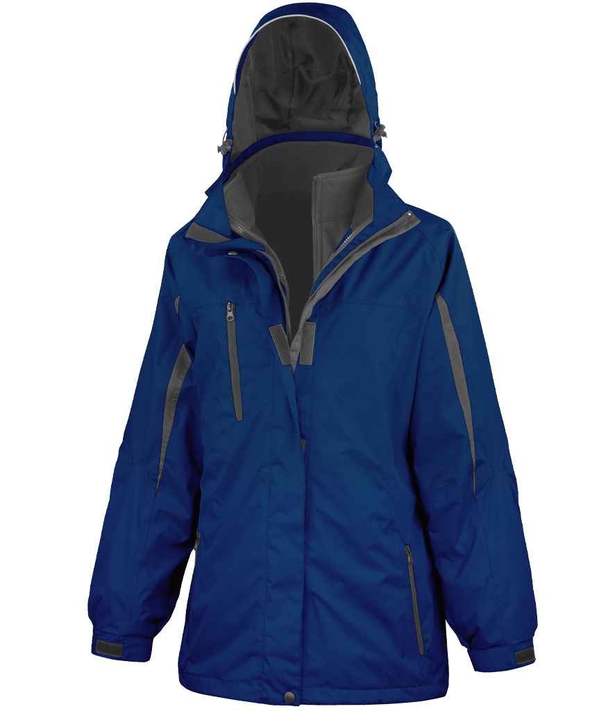 Result Ladies Journey 3-in-1 Jacket with Soft Shell Inner - Navy/Black