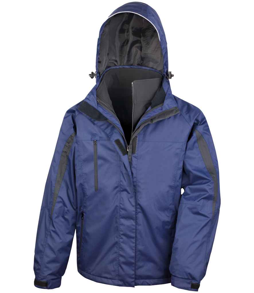 Result Journey 3-in-1 Jacket with Soft Shell Inner - Navy/Black