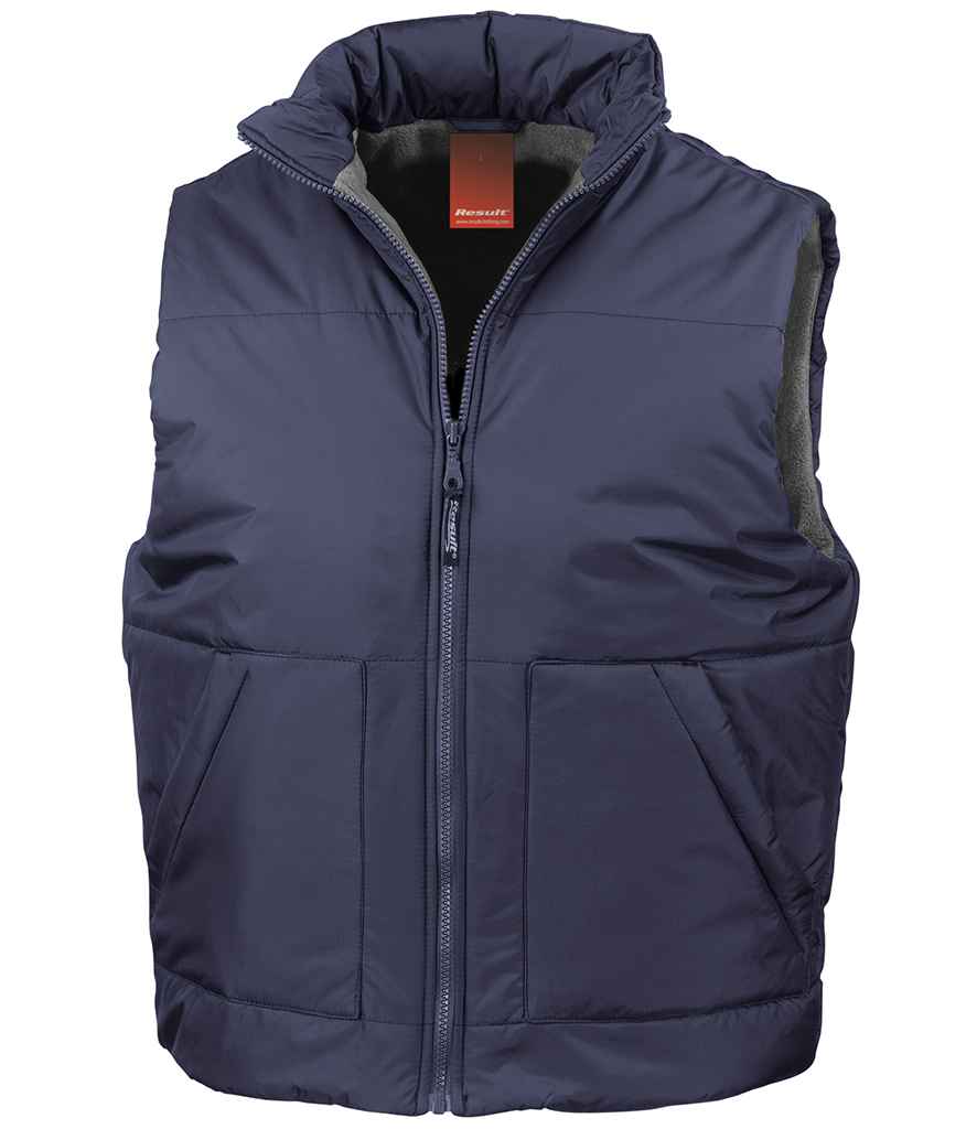 Result Fleece Lined Bodywarmer - Navy