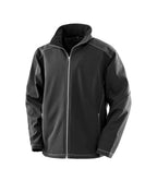 Result Work-Guard Treble Stitch Soft Shell Jacket - Black