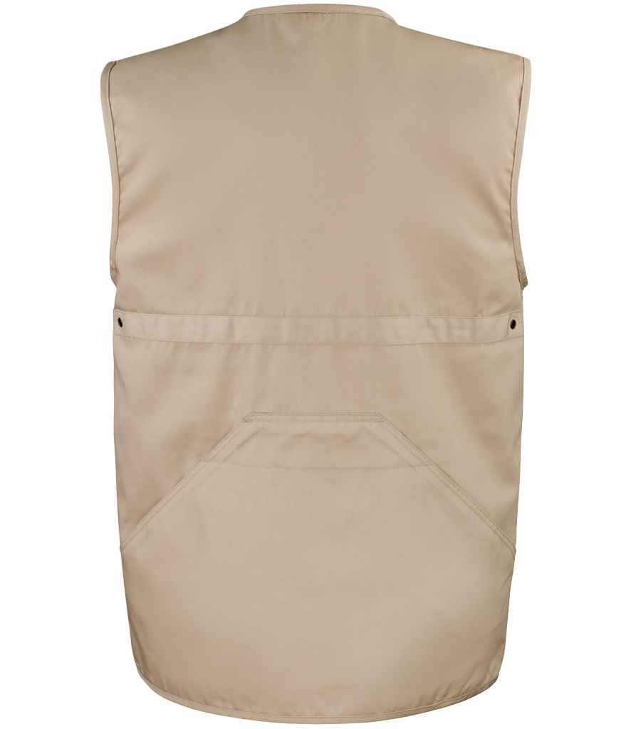 Result Work-Guard Safari Waistcoat - Camel