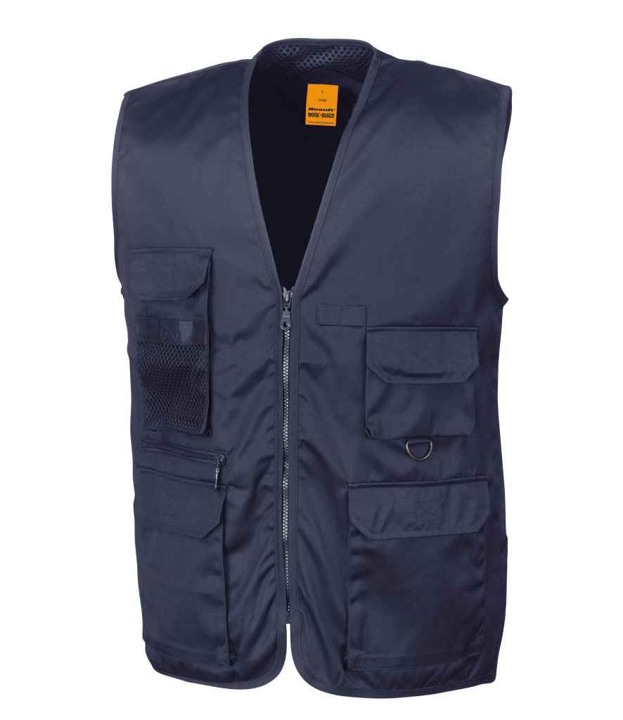 Result Work-Guard Safari Waistcoat - Midnight Navy