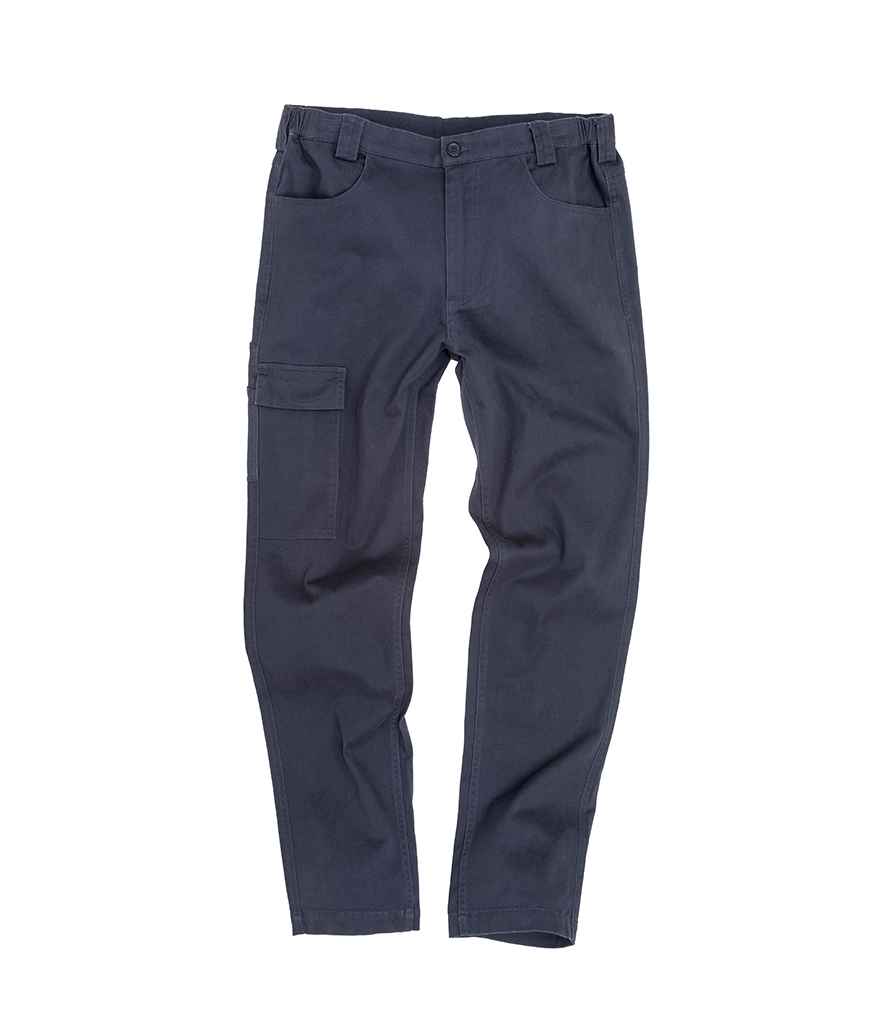 Result Work-Guard Super Stretch Slim Chino Trousers - Navy