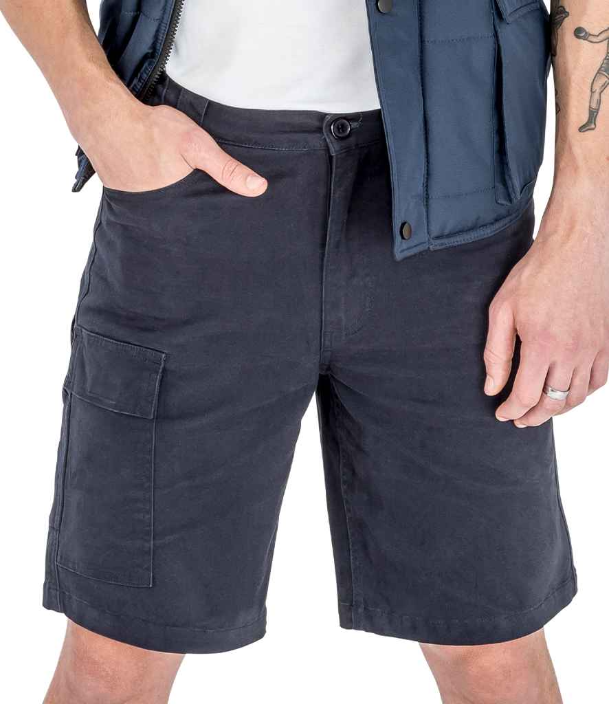 Result Work-Guard Stretch Slim Chino Shorts - Navy
