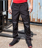 Result Work-Guard Slim Fit Soft Shell Trousers - Black