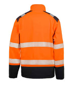 Result Safe-Guard Printable Ripstop Safety Soft Shell Jacket - Fluorescent Orange/Black