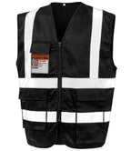 Result Safe-Guard Heavy Duty Poly/Cotton Security Vest - Black